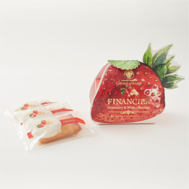 苺とホワイトチョコのフィナンシェ3個入り商品画像