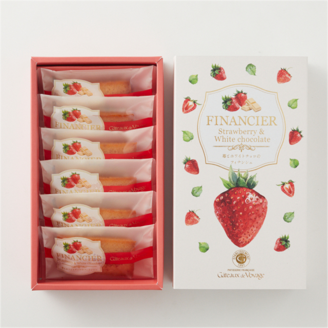 苺とホワイトチョコのフィナンシェ6個入り商品画像